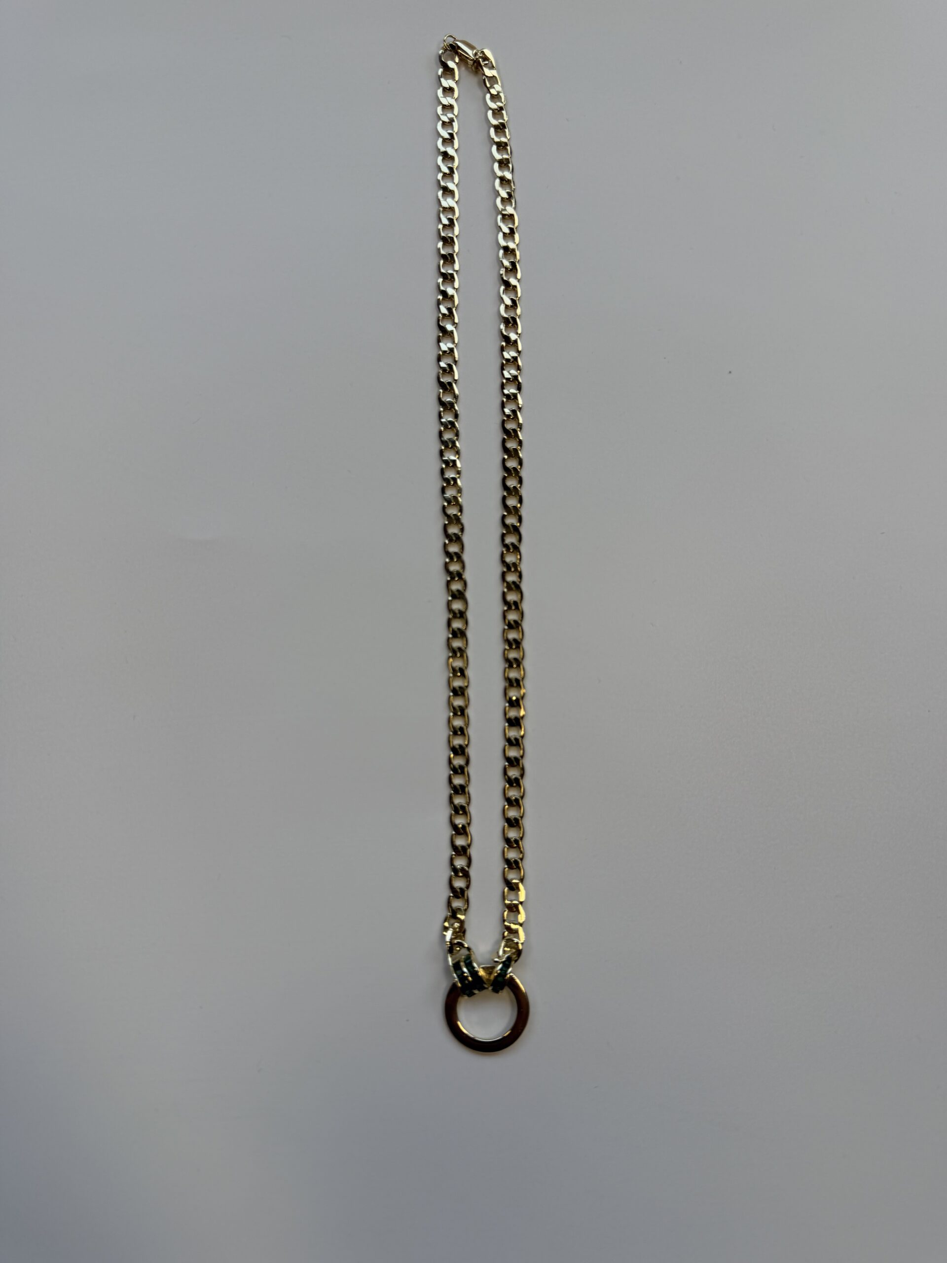 14 K Halka Kolye
