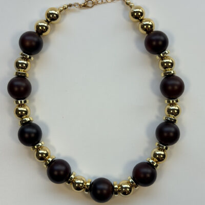 14 K Boncuk Kolye
