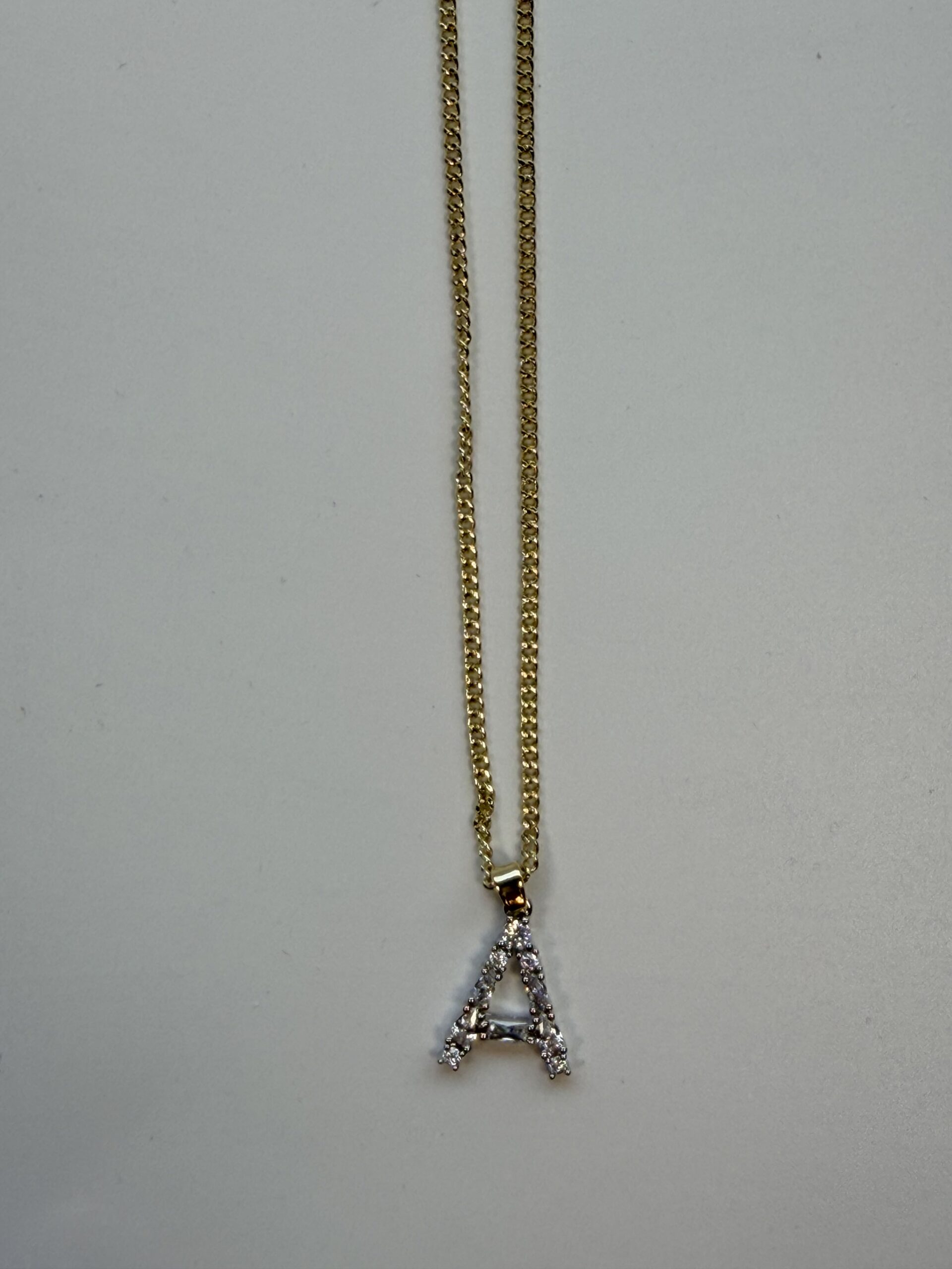 14 K Harf Kolye