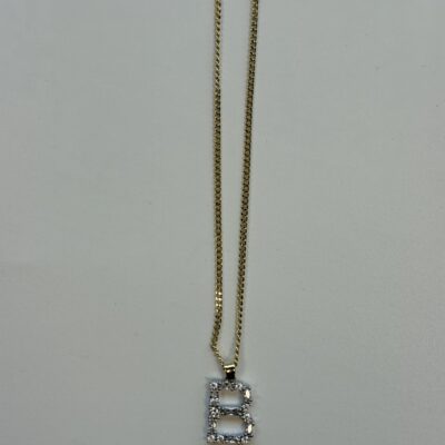 14 K Harf Kolye