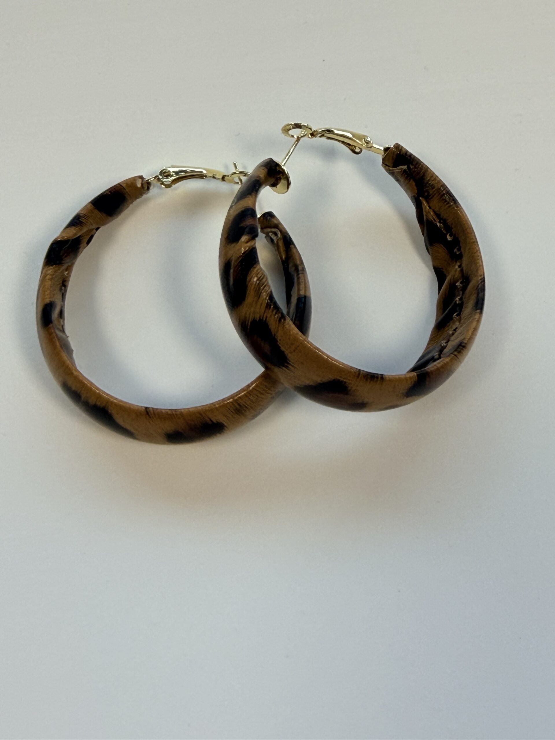 Leopar Halka Küpe